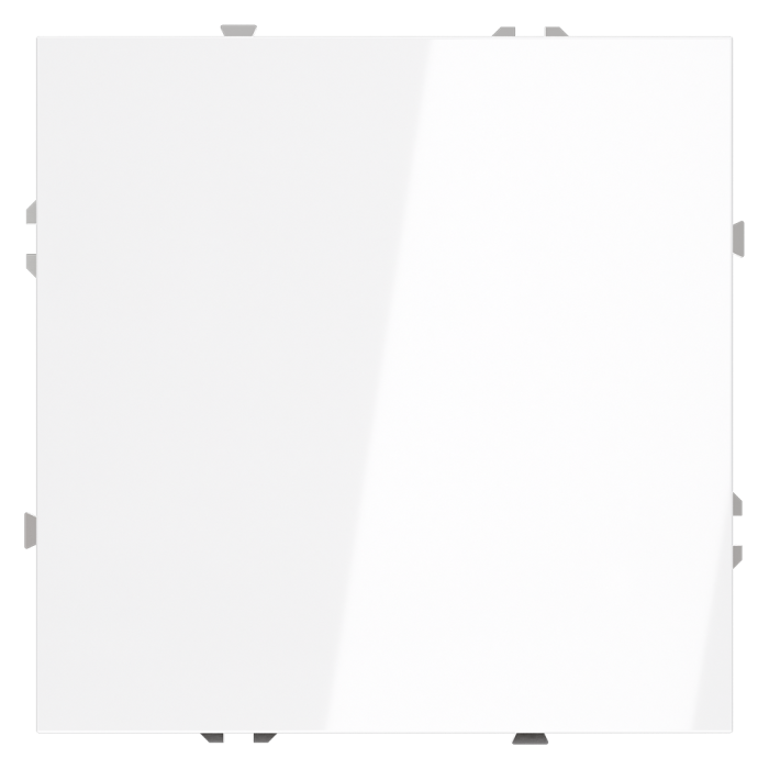 Заглушка VOLTUM S70 с суппортом, (белый глянцевый)