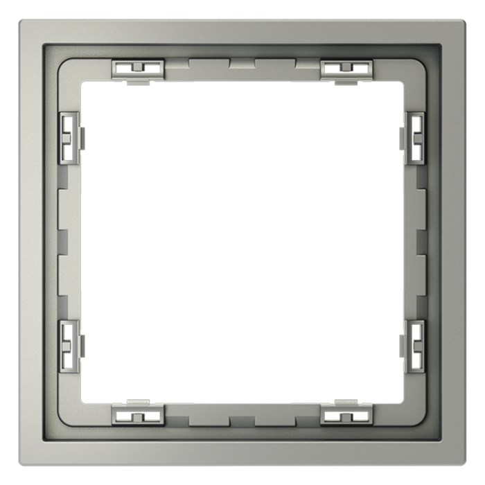 Рамка пластиковая VOLTUM S70 на 1 пост, (сталь)