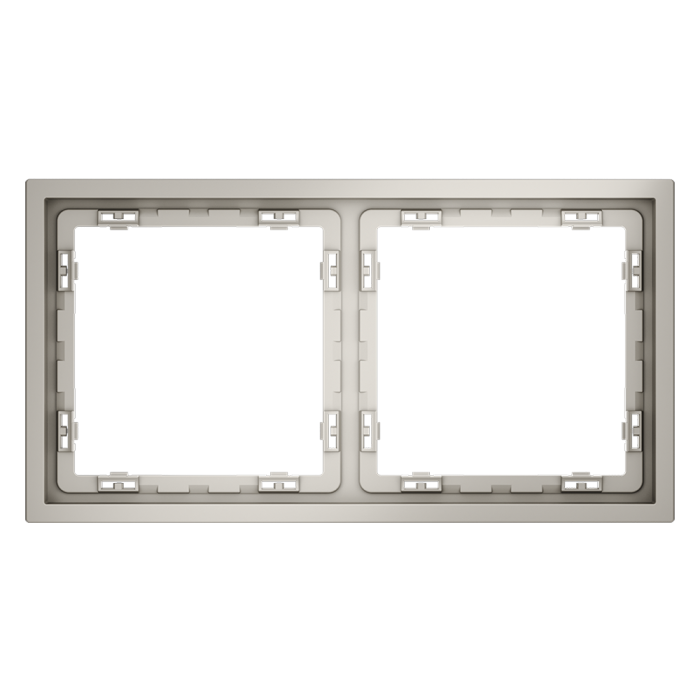 Рамка пластиковая VOLTUM S70 на 2 поста, (кашемир)