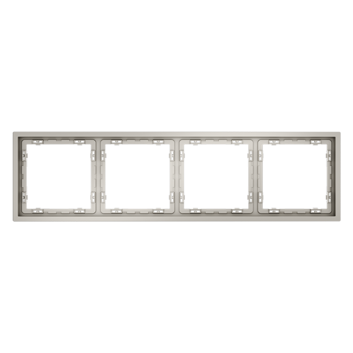 Рамка пластиковая VOLTUM S70 на 4 поста, (кашемир)