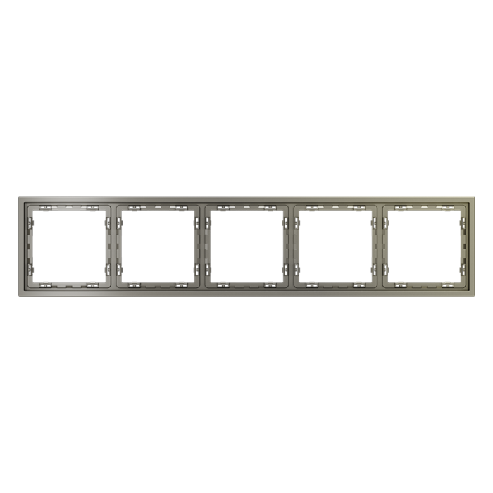 Рамка пластиковая VOLTUM S70 на 5 постов, (шелк)