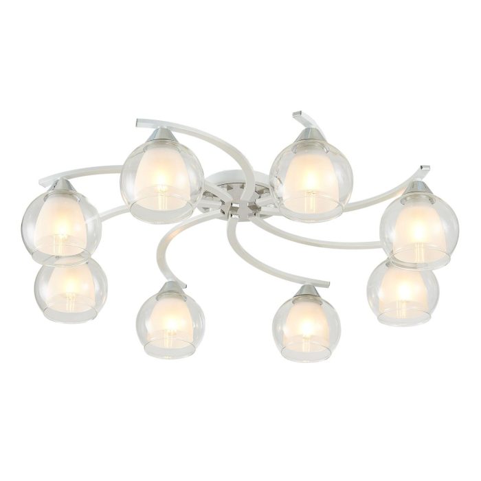 Люстра потолочная Citilux Кристи CL152180 Белый, Хром