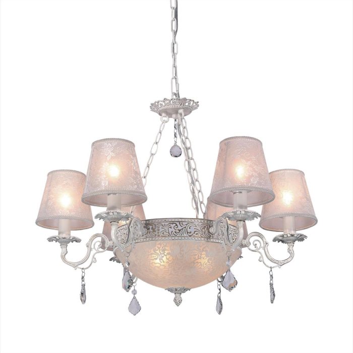 Люстра подвесная Citilux Бельведер CL424161 Белый с золотом