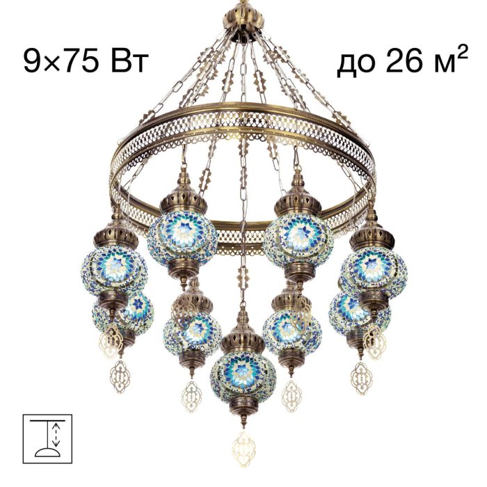 Люстра подвесная Citilux Каир CL419186 Бронза