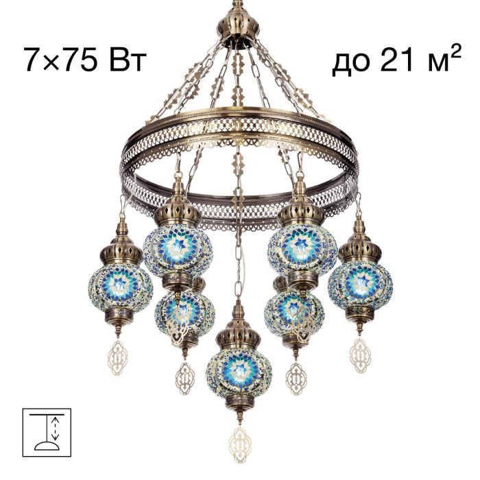 Люстра подвесная Citilux Каир CL419166 Бронза