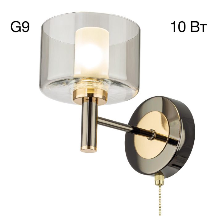 Бра Citilux ELAN CL241311 Золото, Черный Хром