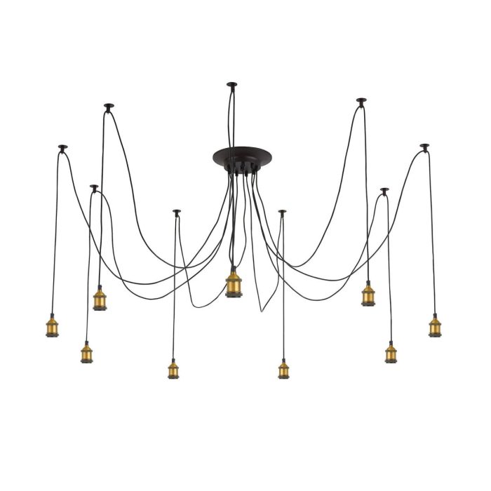 Люстра потолочная Citilux Эдисон CL451091 Венге (коричневый)