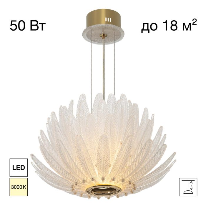 Люстра подвесная Citilux DELTORO CL327150 Золото