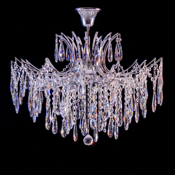 Люстра потолочная Citilux Селена CL302180 Хром