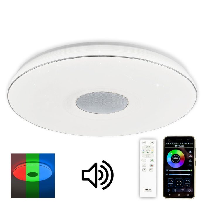 Люстра музыкальная Citilux Light & Music CL703M100 Белый