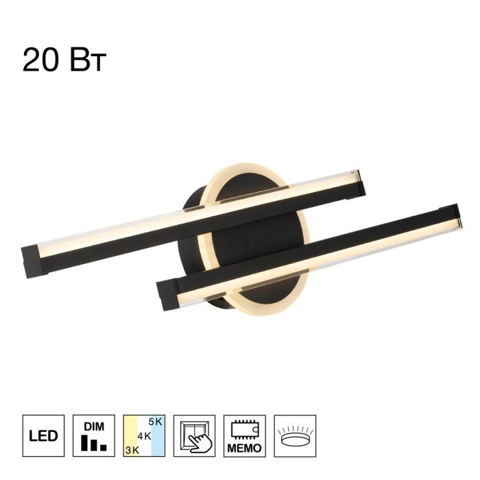 Светильник настенный Citilux TRENT CL203521 Чёрный