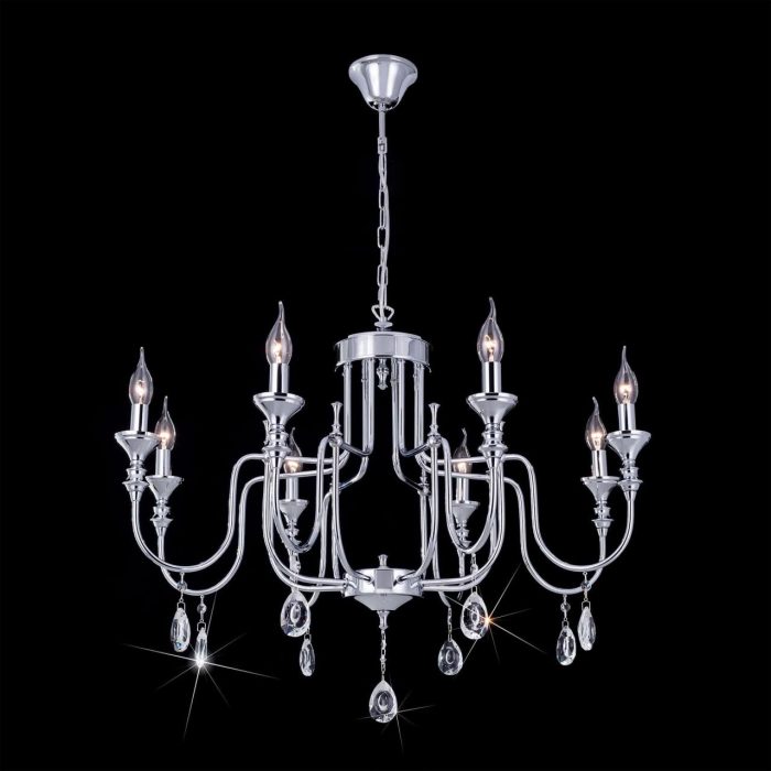 Люстра подвесная Citilux Рига CL437181 Хром