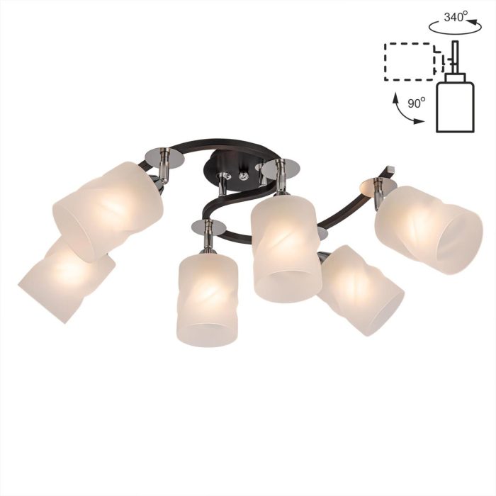 Люстра потолочная Citilux Сиерра CL119261 Чёрный