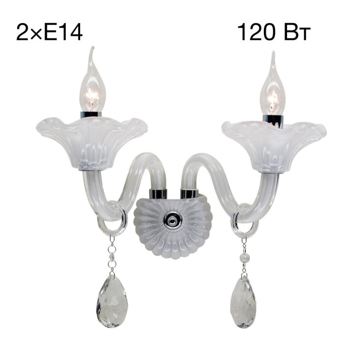 Бра Citilux Ирида CL351320 Белый, Хром