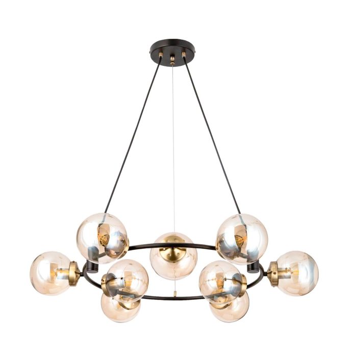 Люстра подвесная Citilux Планета CL105195 Бронза, Чёрный