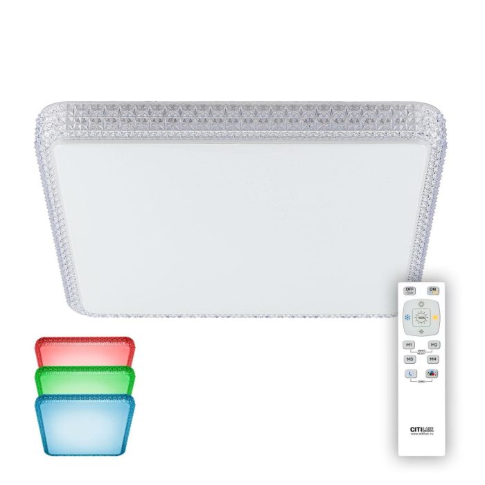 Люстра потолочная Citilux Альпина CL718K100RGB Белый