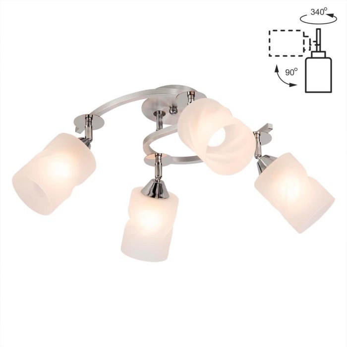 Люстра потолочная Citilux Сиерра CL119240 Алюминий