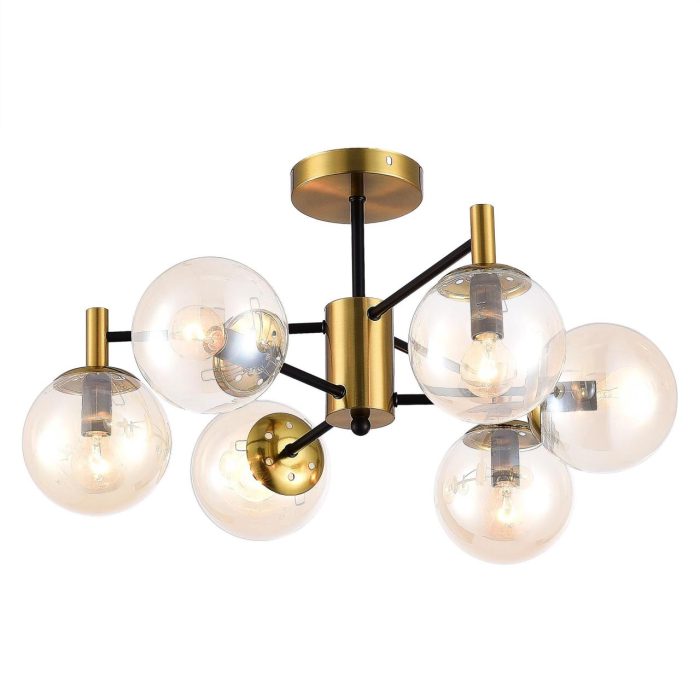 Люстра потолочная Citilux Шарлиз CL143163 Бронза, Чёрный