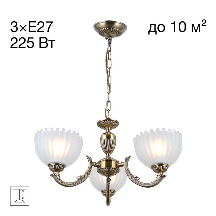 Люстра подвесная Citilux Севилья CL414133 Бронза