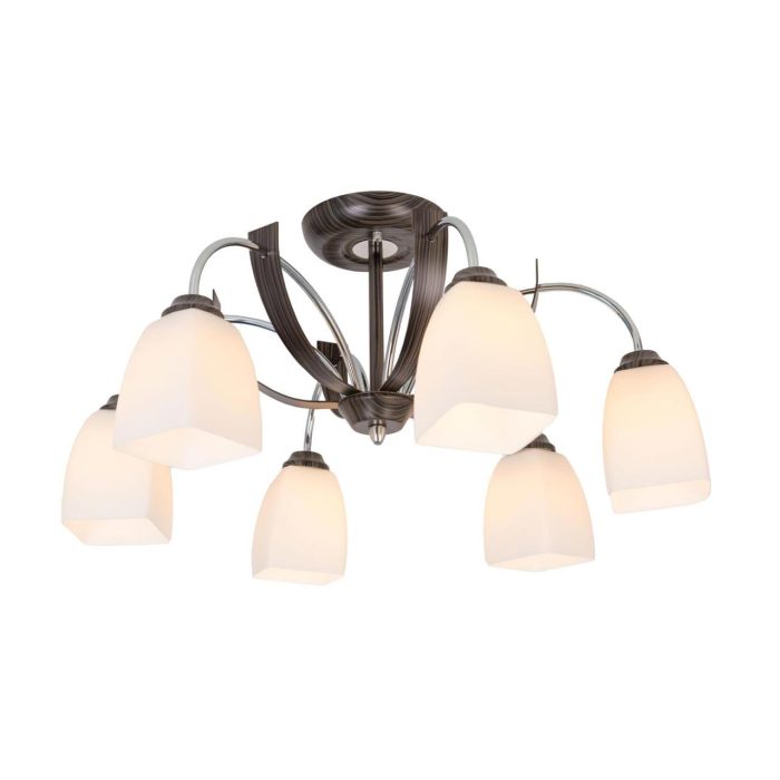 Люстра потолочная Citilux Крокус CL128161 Венге, Хром