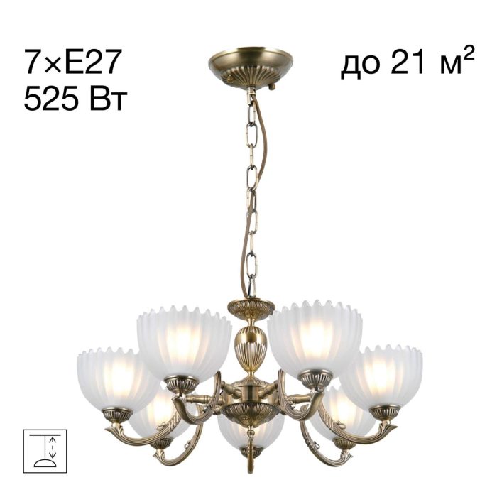 Люстра подвесная Citilux Севилья CL414173 Бронза
