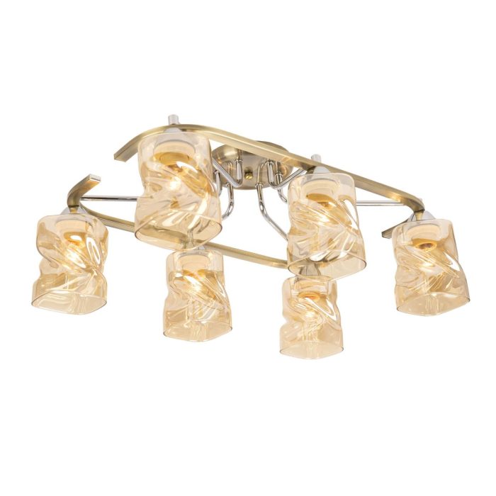 Люстра потолочная Citilux Плутон CL170162 Бронза, Хром