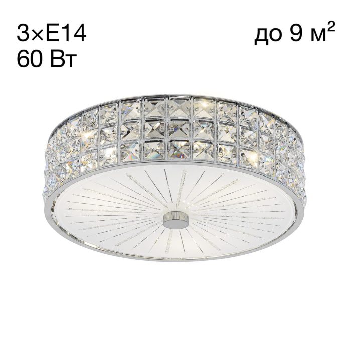 Люстра потолочная Citilux Портал CL324131 Хром