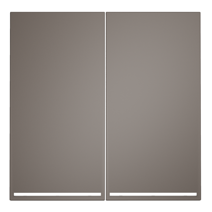 Клавиши для выключателя/переключателя двухклавишного с подсветкой, S70 (капучино)