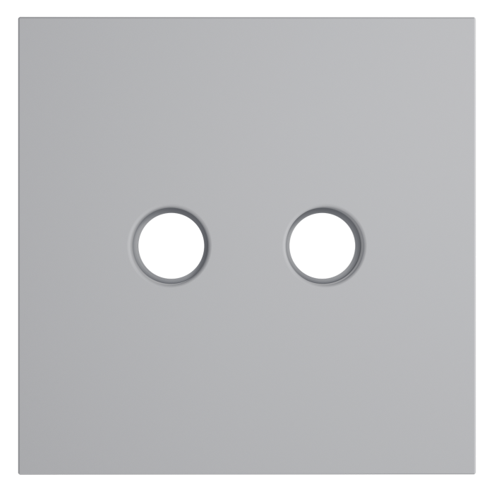 Накладка для розетки телевизионной оконечной TV+SAT, S70 (серый)