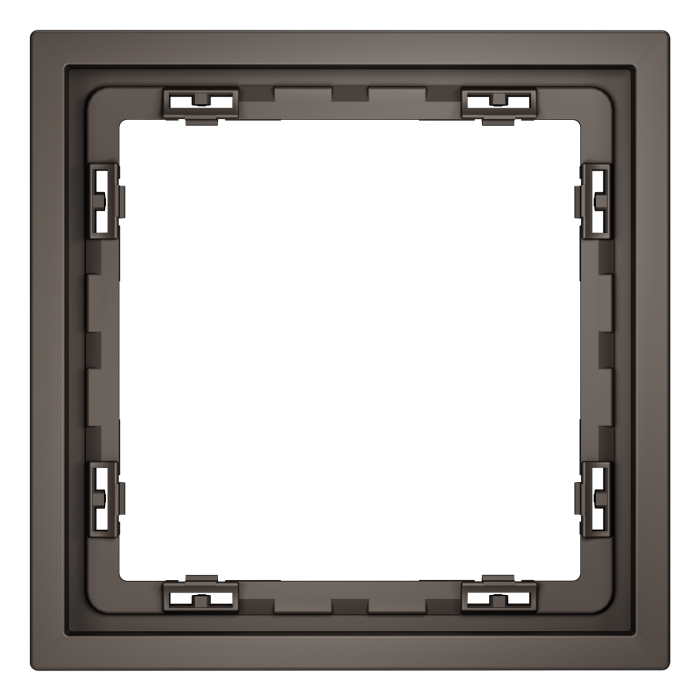 Рамка пластиковая VOLTUM S70 на 1 пост, (капучино)