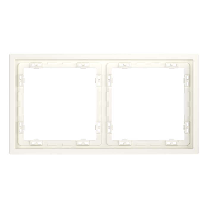 Рамка пластиковая VOLTUM S70 на 2 пост, (хлопок)