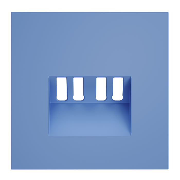 Накладка для розетки акустической 4-местной , S70 (деним)