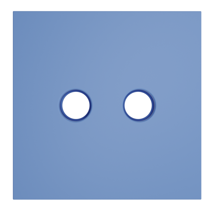 Накладка для розетки телевизионной оконечной TV+SAT, S70 (деним)