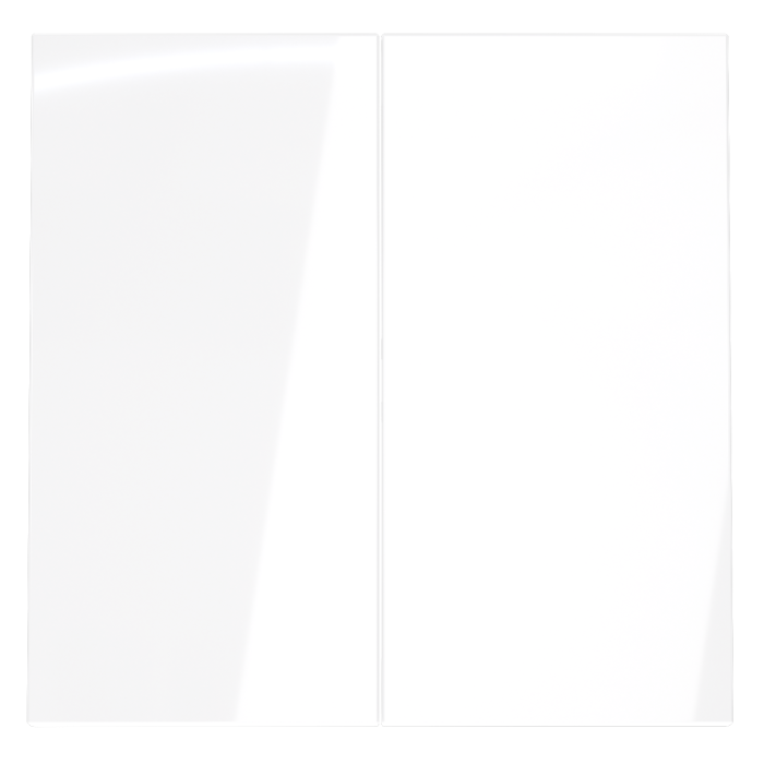 Клавиши для выключателя/переключателя двухклавишного, S70 (белый глянцевый)