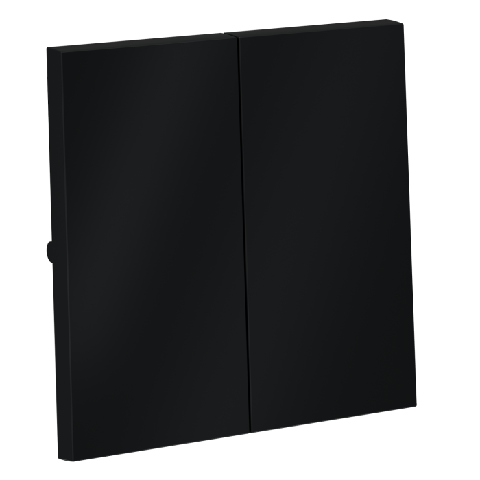 Клавиши для выключателя/переключателя двухклавишного, S70 (графит)