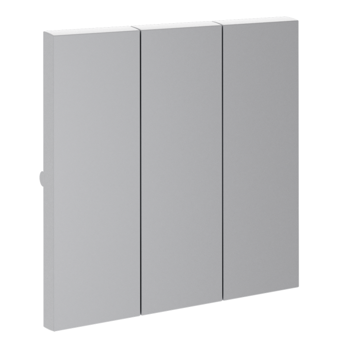 Клавиши для выключателя/переключателя трехклавишного, S70 (серый)