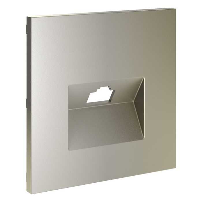 Накладка для розетки компьютерной RJ45 кат.6, S70 (шелк)