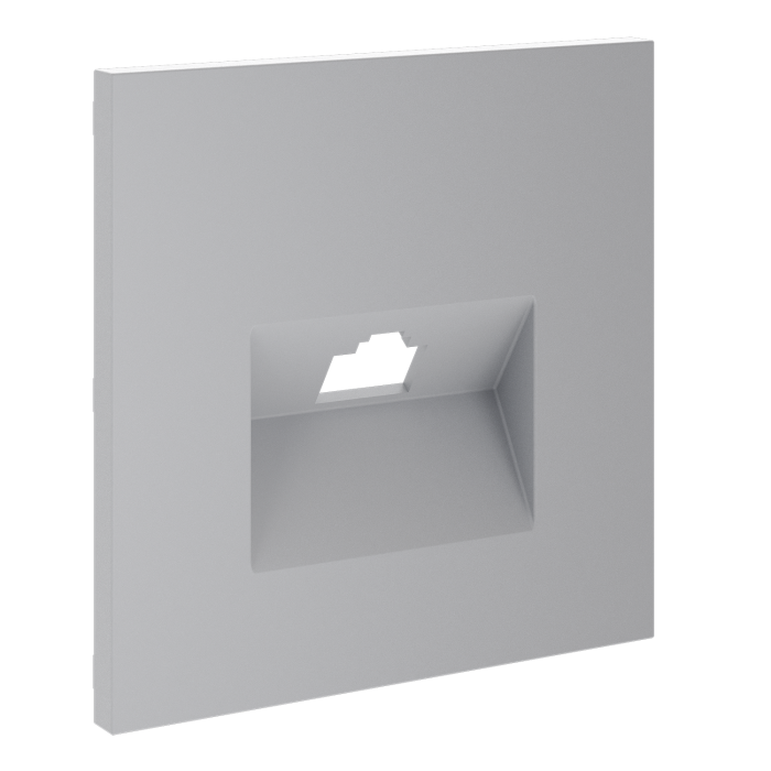 Накладка для розетки компьютерной RJ45 кат.6, S70 (серый)