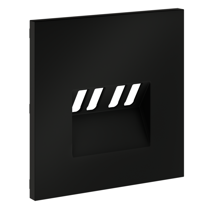 Накладка для розетки акустической 4-местной , S70 (черный матовый)
