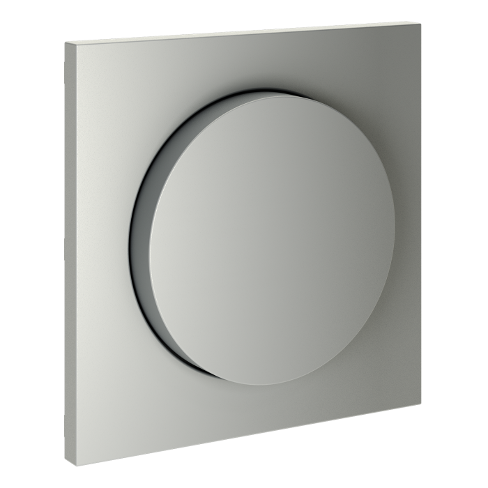 Накладка для светорегулятора поворотно-нажимного, S70 (сталь)