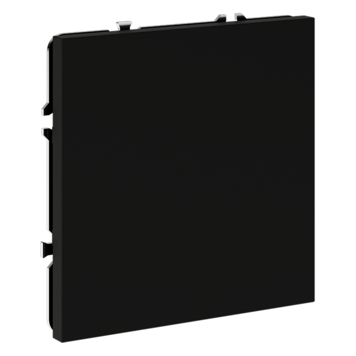 Заглушка VOLTUM S70 с суппортом, (черный матовый)