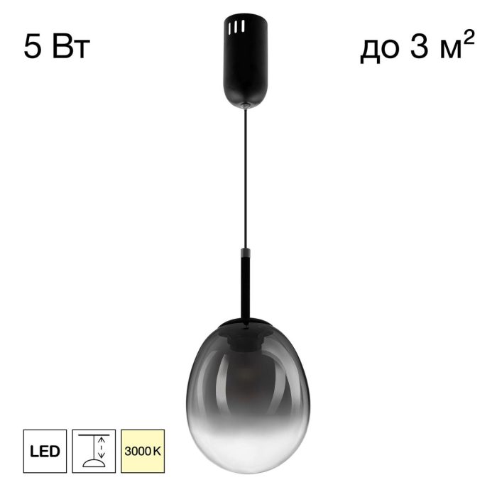 Подвесной светильник Citilux SIGNATURE CL247021 Черный