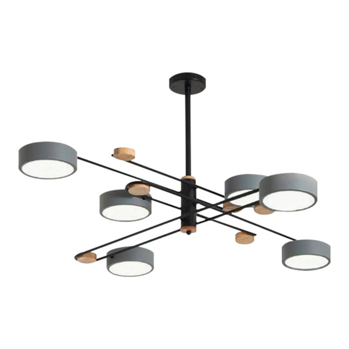 Люстра Kink Light Рапис 07648-6,16(4000K) Черный + Серый