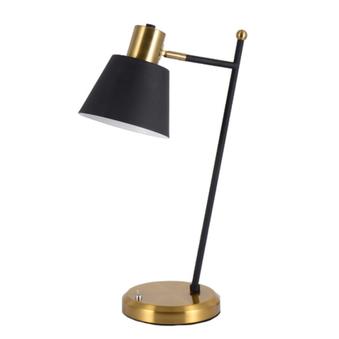 Настольная Лампа Kink Light Арден 07023-1 Черный + Бронза