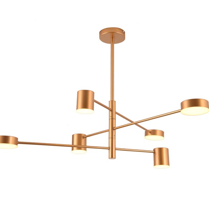 Люстра Kink Light Мекли 07650-6,33(3000K) Матовое Золото