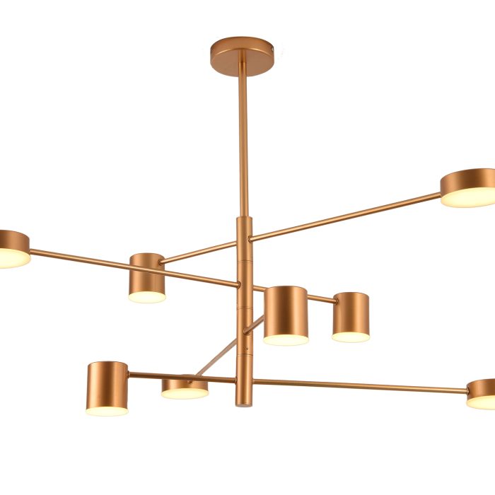 Люстра Kink Light Мекли 07650-8,33(3000K) Матовое Золото