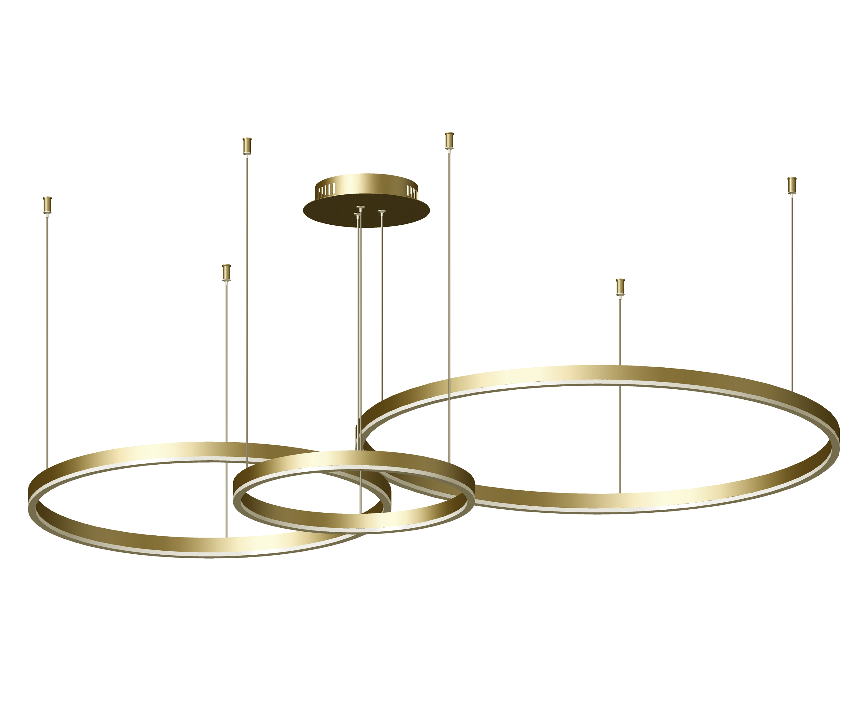 Люстра Kink Light Тор 08223,33S(3000K) Матовое Золото