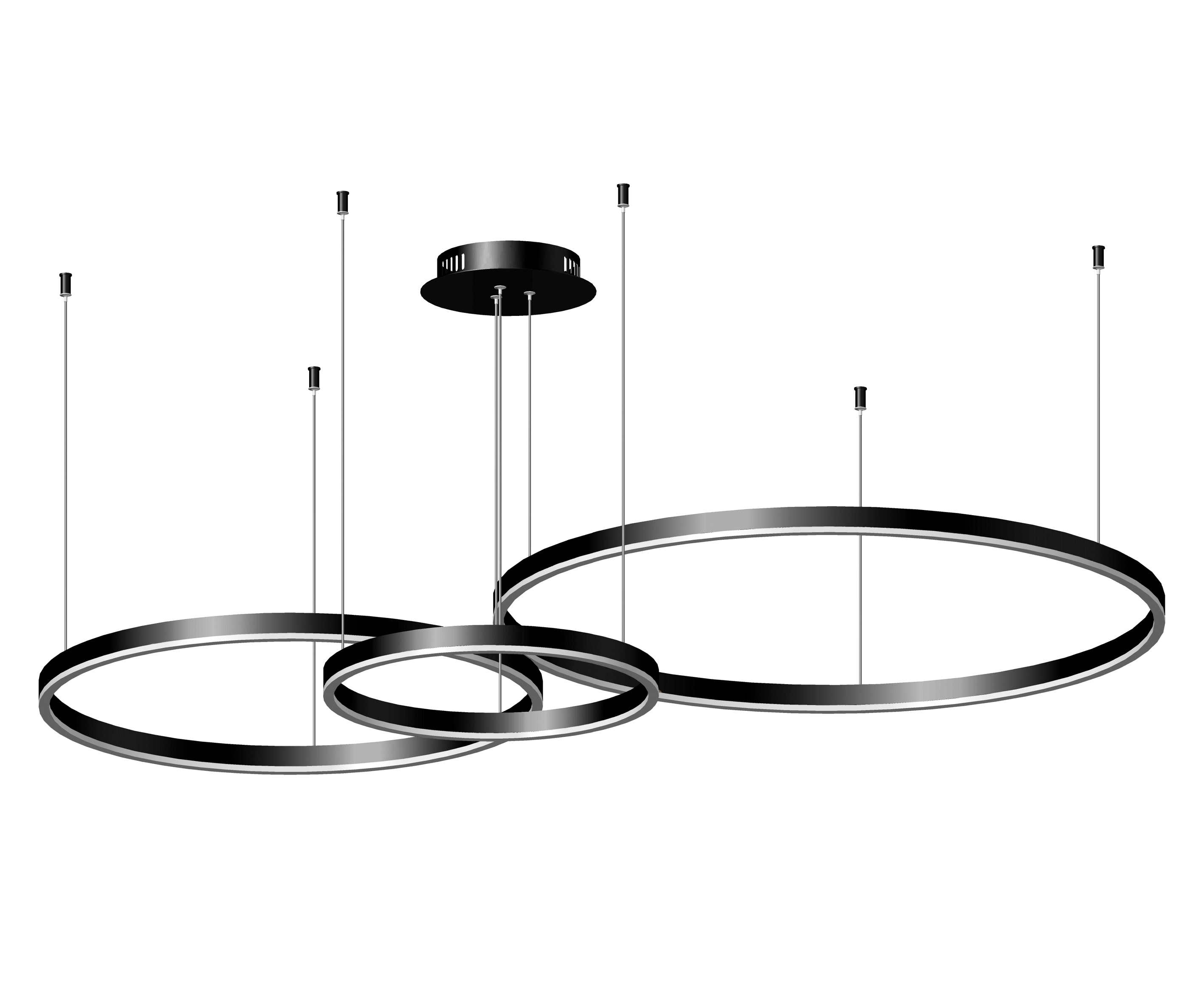 Люстра Kink Light Тор 08223,19PA(4000K) Черный