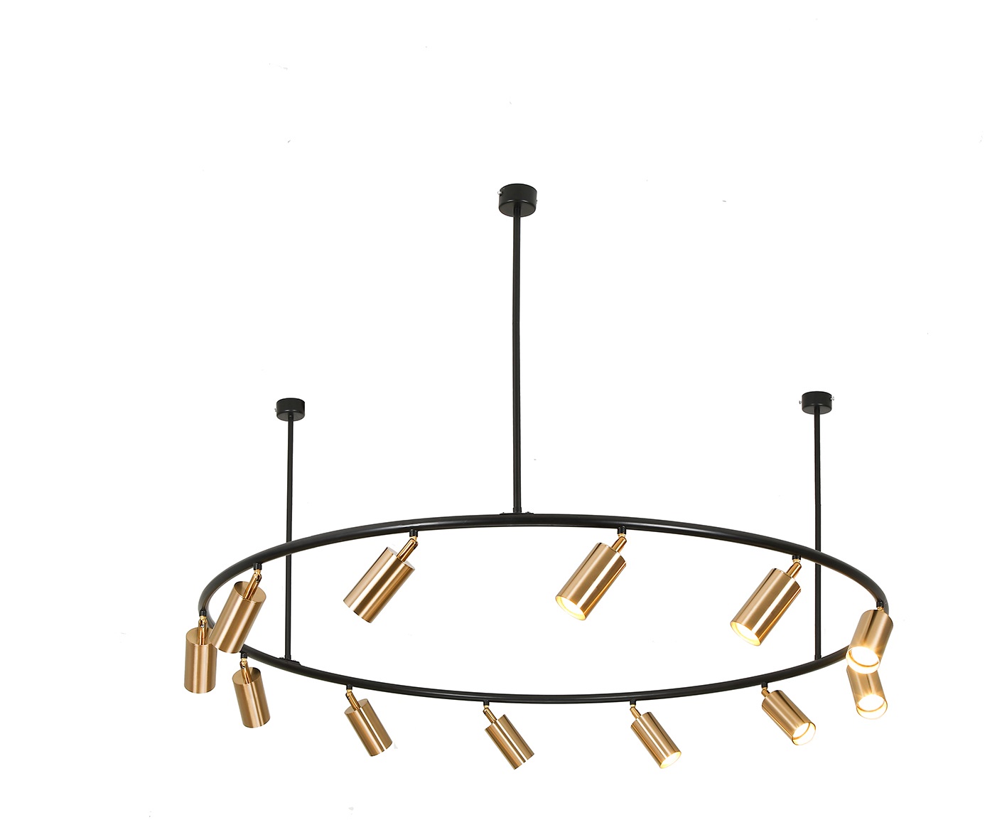 Люстра Kink Light Кайко 07615-12 Черный + Бронза