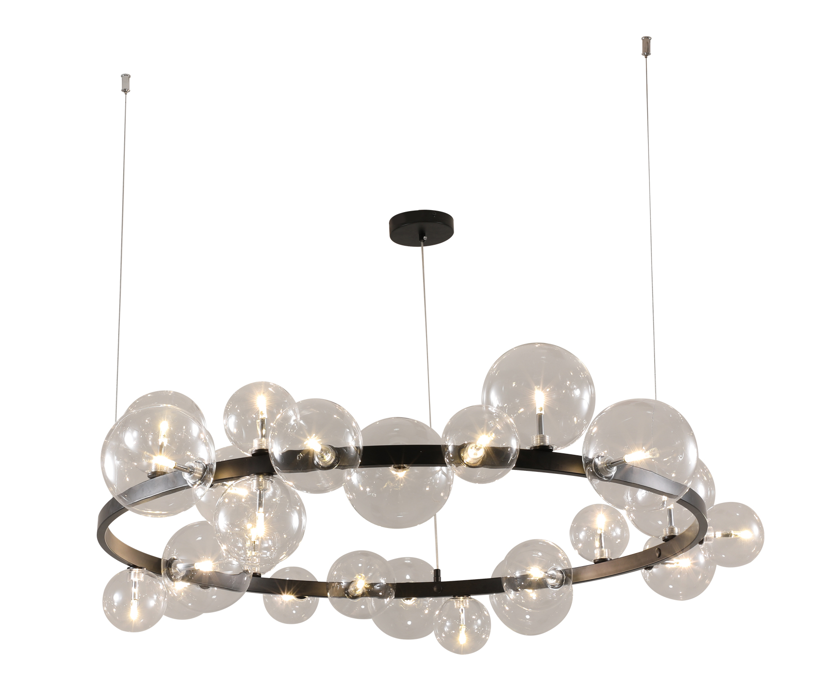 Люстра Kink Light Иона 07608-24A,19 Черный
